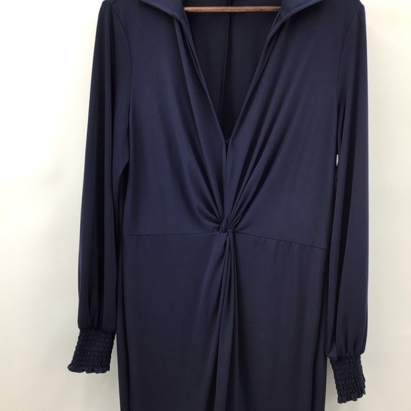 VENUS Deep Blue Long Sleeve Dress - Picture 5 of 8